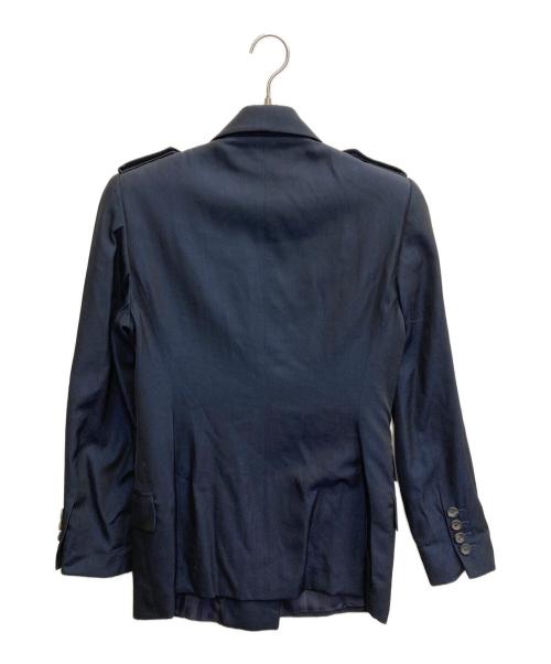 GUCCI（グッチ）GUCCI (グッチ) エポレット付き ダブルジャケット ネイビー サイズ:42の古着・服飾アイテム