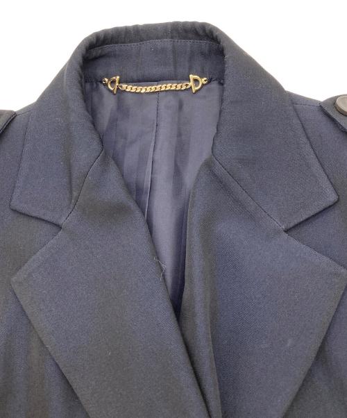 GUCCI（グッチ）GUCCI (グッチ) エポレット付き ダブルジャケット ネイビー サイズ:42の古着・服飾アイテム