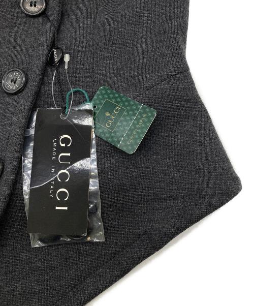 GUCCI（グッチ）GUCCI (グッチ) ダブルブレストジャケット グレー サイズ:42の古着・服飾アイテム