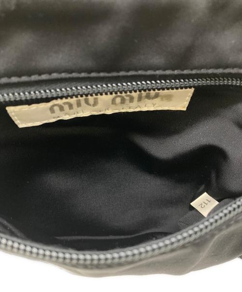 MIU MIU（ミュウミュウ）MIU MIU (ミュウミュウ) 99ss Archive Body Bag ブラックの古着・服飾アイテム