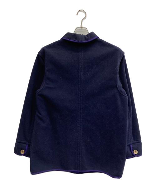 Patagonia（パタゴニア）Patagonia (パタゴニア) 01年製 フリースカバーオール【USA製】 ネイビー×パープル サイズ:10の古着・服飾アイテム