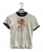 USEDユーズド）の古着「ヴィンテージ リンガーTee」｜ホワイト