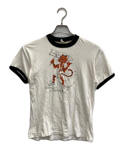 USED（ユーズド）USED (ユーズド) ヴィンテージ リンガーTee ホワイト サイズ:Mの古着・服飾アイテム