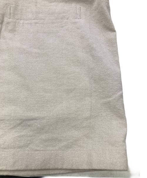 evam eva（エヴァムエヴァ）evam eva (エヴァムエヴァ) silk linen jacket アイボリー サイズ:FREEの古着・服飾アイテム