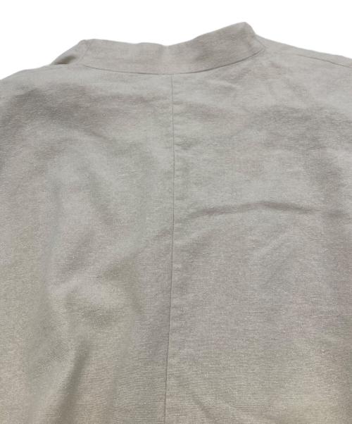 evam eva（エヴァムエヴァ）evam eva (エヴァムエヴァ) silk linen jacket アイボリー サイズ:FREEの古着・服飾アイテム
