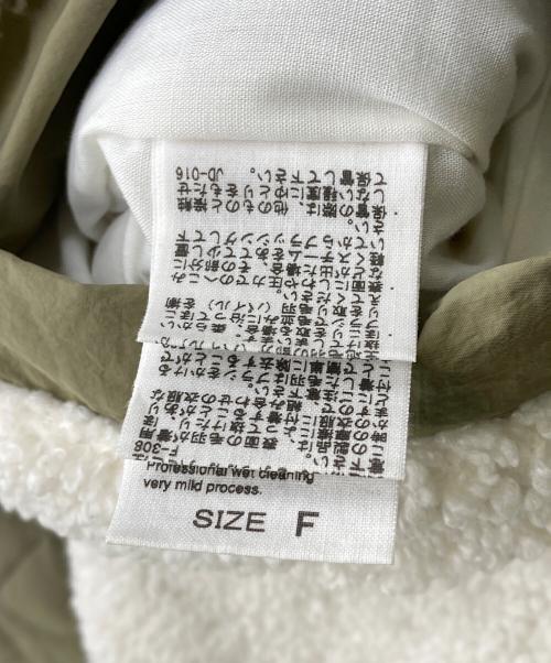 GERRY（ジェリー）GERRY (ジェリー) Adam et Rope (アダム エ ロペ) リバーシブルボアコート オリーブ サイズ:FREEの古着・服飾アイテム