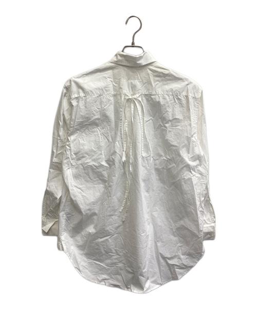MM6 Maison Margiela（エムエムシックスメゾンマルジェラ）MM6 Maison Margiela (エムエムシックスメゾンマルジェラ) ロゴシャツ ホワイト サイズ:36の古着・服飾アイテム