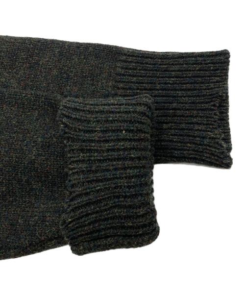 Maison Margiela（メゾンマルジェラ）Maison Margiela (メゾンマルジェラ) 22AW　5G エルボーパッチ プルオーバー ニットセーター グリーン サイズ:Sの古着・服飾アイテム