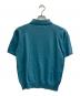 Atelier BERUN (アトリエベルン) コットンニットポロシャツ ブルー サイズ:M：7000円