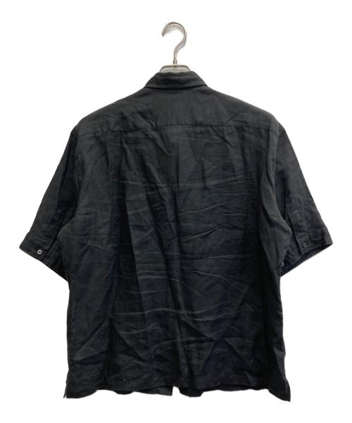 Tokiari（トキアリ）Tokiari (トキアリ) リネンシャツ ブラック サイズ:2の古着・服飾アイテム