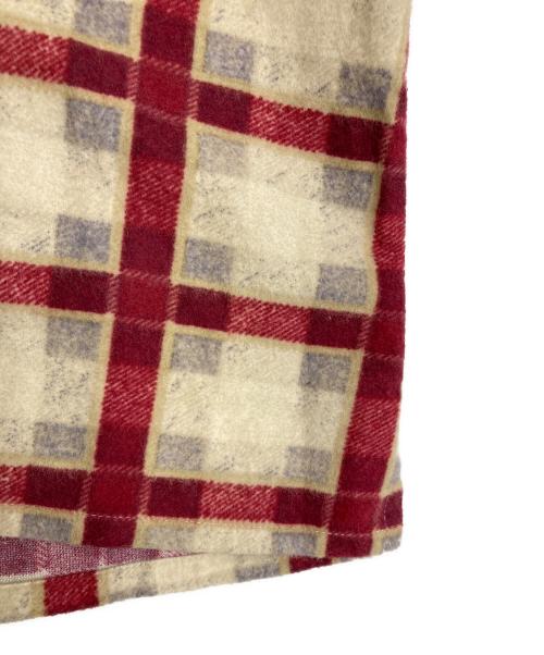 MOJITO（モヒート）MOJITO (モヒート) オープンカラーチェックシャツ レッド サイズ:Lの古着・服飾アイテム