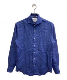 GALLIPOLI×ruego（ガリポリ）の古着「ピュアリネンシャツ」｜インディゴ
