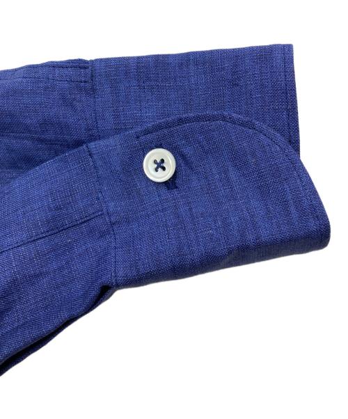 GALLIPOLI（ガリポリ）GALLIPOLI (ガリポリ) ruego ピュアリネンシャツ インディゴ サイズ:48の古着・服飾アイテム