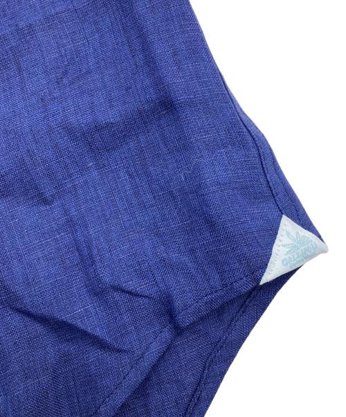 GALLIPOLI（ガリポリ）GALLIPOLI (ガリポリ) ruego ピュアリネンシャツ インディゴ サイズ:48の古着・服飾アイテム