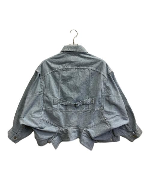beautiful people（ビューティフルピープル）beautiful people (ビューティフルピープル) double-end recycling denim blouson インディゴ サイズ:38の古着・服飾アイテム
