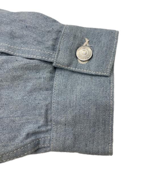 beautiful people（ビューティフルピープル）beautiful people (ビューティフルピープル) double-end recycling denim blouson インディゴ サイズ:38の古着・服飾アイテム