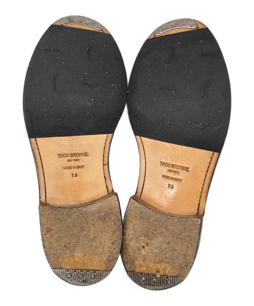 Thom Browne（トムブラウン）Thom Browne (トムブラウン) RWB TASSEL LOAFER W/タッセルローファー ブラック サイズ:US 7 1/2の古着・服飾アイテム