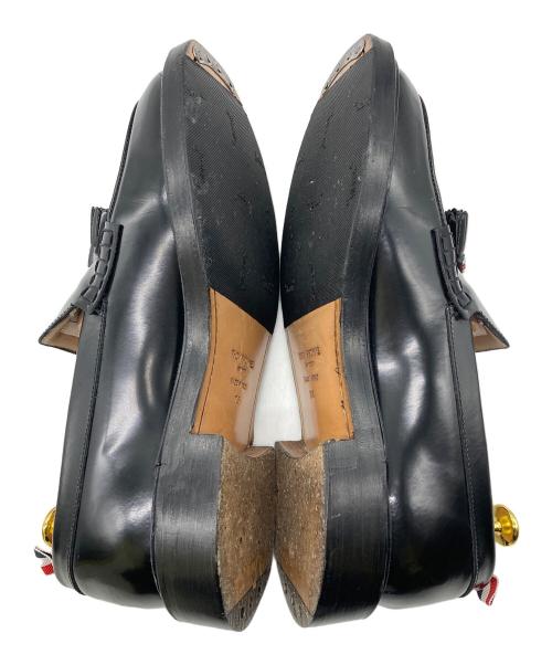Thom Browne（トムブラウン）Thom Browne (トムブラウン) RWB TASSEL LOAFER W/タッセルローファー ブラック サイズ:US 7 1/2の古着・服飾アイテム