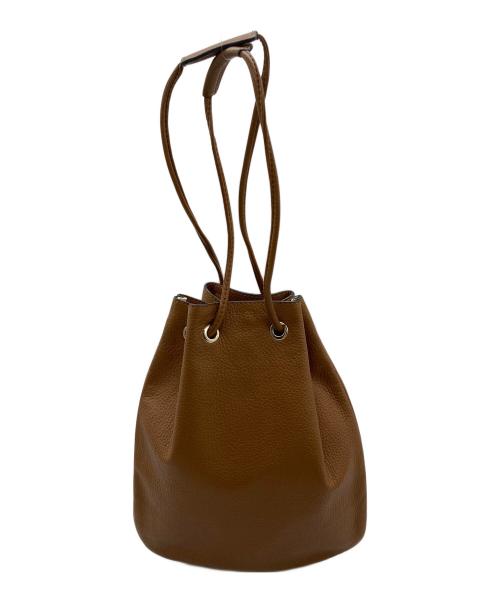 cisei（シセイ）Cisei (シセイ) ドローストリングバッグ ブラウンの古着・服飾アイテム