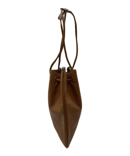 cisei（シセイ）Cisei (シセイ) ドローストリングバッグ ブラウンの古着・服飾アイテム