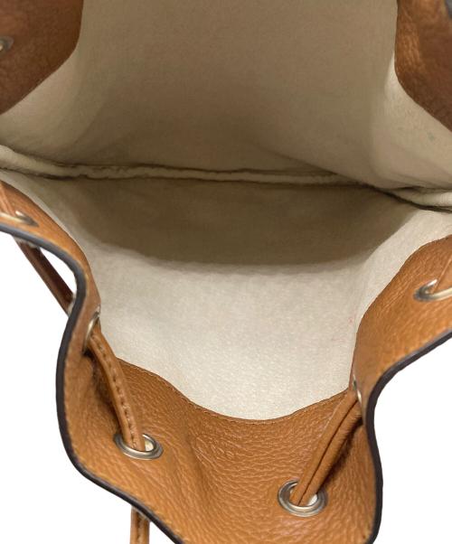 cisei（シセイ）Cisei (シセイ) ドローストリングバッグ ブラウンの古着・服飾アイテム