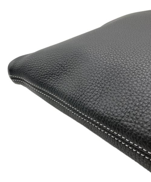 A（エイス）A (エイス) TOMORROW LAND (トゥモローランド) 【別注】TOTE&SHOULDER シュリンクレザー 2WAYバッグ ブラックの古着・服飾アイテム