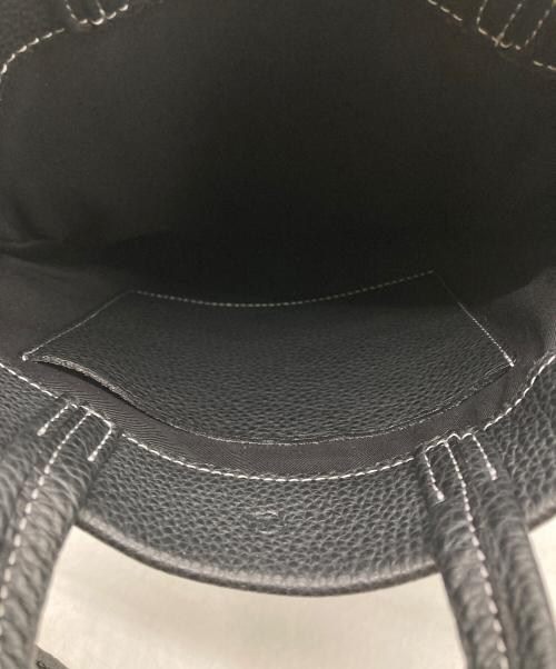 A（エイス）A (エイス) TOMORROW LAND (トゥモローランド) 【別注】TOTE&SHOULDER シュリンクレザー 2WAYバッグ ブラックの古着・服飾アイテム