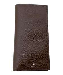 CELINE（セリーヌ）の古着「Vertical Wallet」｜ブラウン
