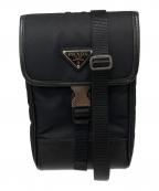 PRADAプラダ）の古着「P.TA I-PHONE スマートフォンバッグ」｜ブラック