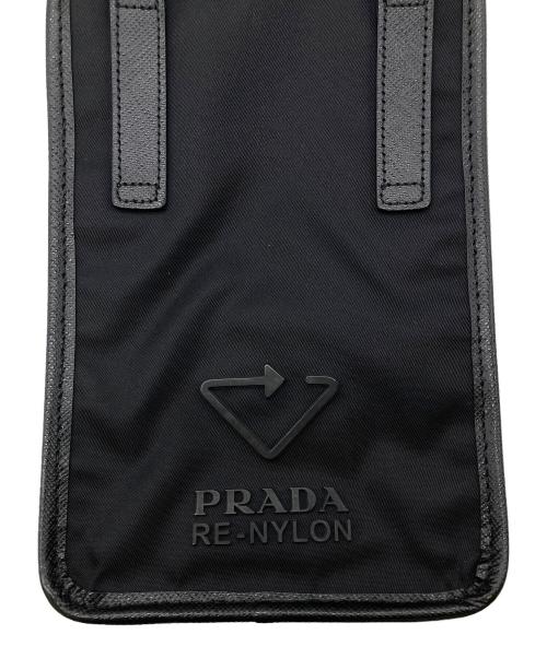 PRADA（プラダ）PRADA (プラダ) P.TA I-PHONE スマートフォンバッグ ブラックの古着・服飾アイテム