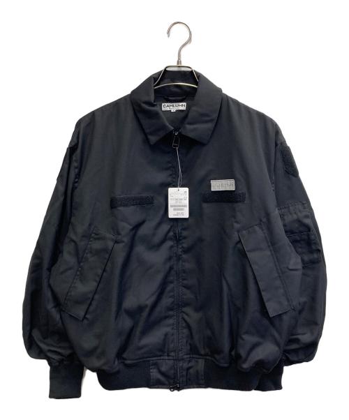 CAHLUMN（カウラム）CAHLUMN (カウラム) FREAK'S STORE (フリークストア) TW Twill Heli Crew Jacket ブラック サイズ:M 未使用品の古着・服飾アイテム