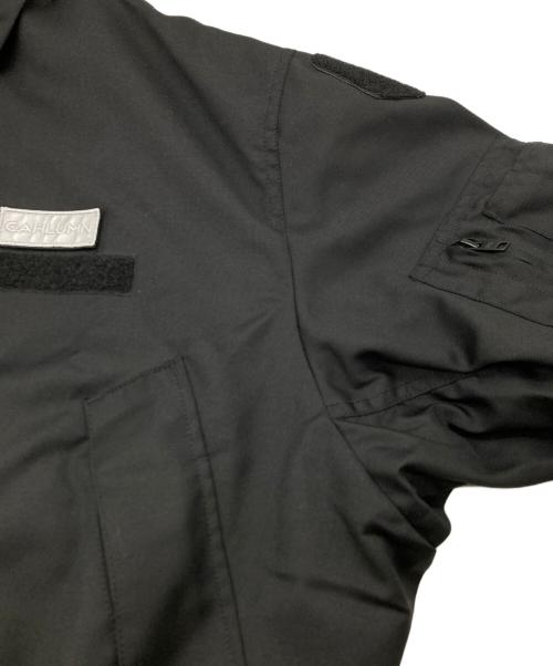 CAHLUMN（カウラム）CAHLUMN (カウラム) FREAK'S STORE (フリークストア) TW Twill Heli Crew Jacket ブラック サイズ:M 未使用品の古着・服飾アイテム