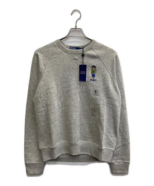 POLO RALPH LAUREN（ポロ・ラルフローレン）POLO RALPH LAUREN (ポロ・ラルフローレン) poloベアフリーススウェットシャツ グレー サイズ:M 未使用品の古着・服飾アイテム