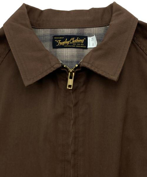 Trophy Clothing（トロフィークロージング）Trophy Clothing (トロフィークロージング) スイングトップ ブラウン サイズ:Mの古着・服飾アイテム