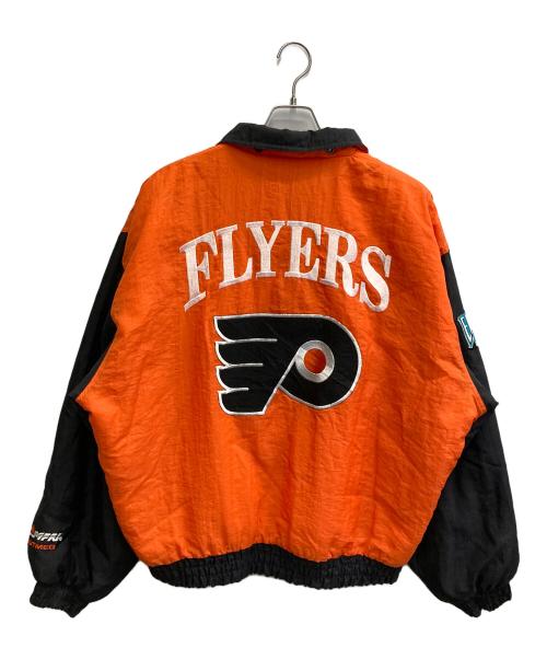 NUTMEG（ナツメグ）NUTMEG (ナツメグ) Philadelphia Flyers アノラックパーカー オレンジ サイズ:XLの古着・服飾アイテム