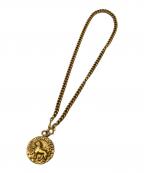 CHANELシャネル）の古着「ヴィンテージ ライオンメダル ネックレス」｜カラー：ゴールド