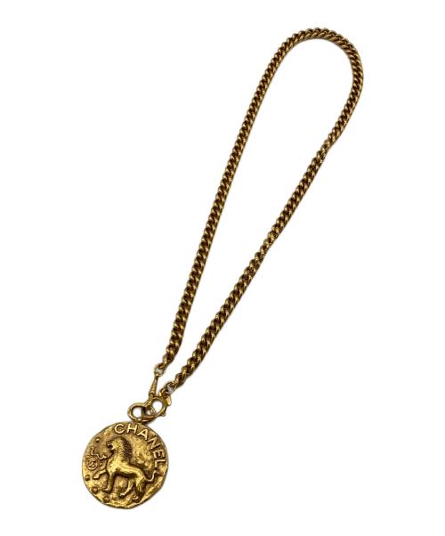 CHANEL（シャネル）CHANEL (シャネル) ヴィンテージ ライオンメダル ネックレス カラー：ゴールドの古着・服飾アイテム