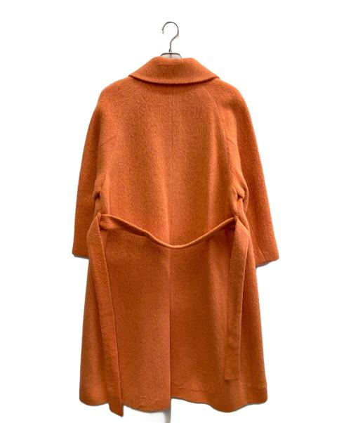LOUNIE（ルーニー）LOUNIE (ルーニー) シャンブレーシャギーコート オレンジ サイズ:38の古着・服飾アイテム