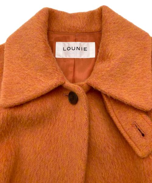 LOUNIE（ルーニー）LOUNIE (ルーニー) シャンブレーシャギーコート オレンジ サイズ:38の古着・服飾アイテム