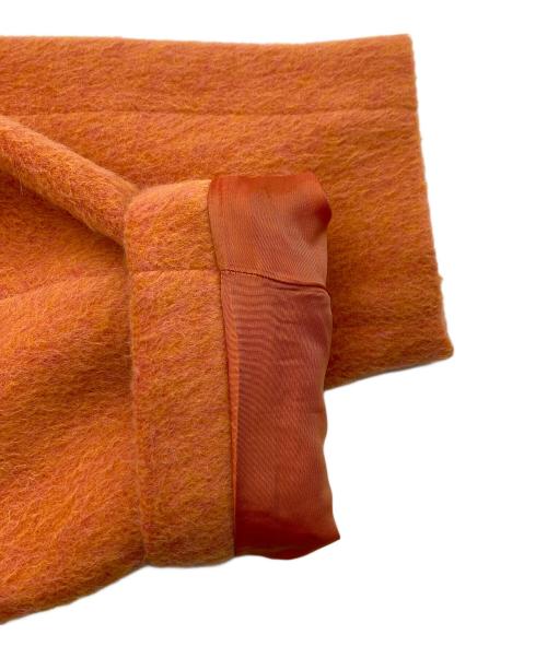 LOUNIE（ルーニー）LOUNIE (ルーニー) シャンブレーシャギーコート オレンジ サイズ:38の古着・服飾アイテム