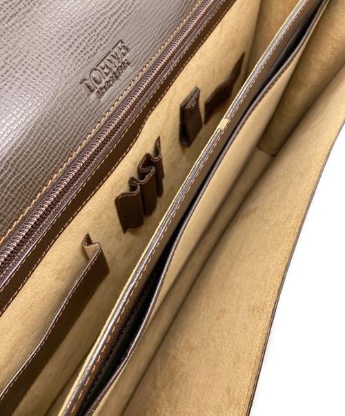 LOEWE（ロエベ）LOEWE (ロエベ) ブリーフケース ブラウンの古着・服飾アイテム