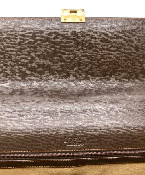 LOEWE（ロエベ）LOEWE (ロエベ) ブリーフケース ブラウンの古着・服飾アイテム