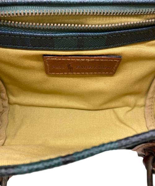 POLO RALPH LAUREN（ポロ・ラルフローレン）POLO RALPH LAUREN (ポロ・ラルフローレン) ショルダーバッグ グリーンの古着・服飾アイテム