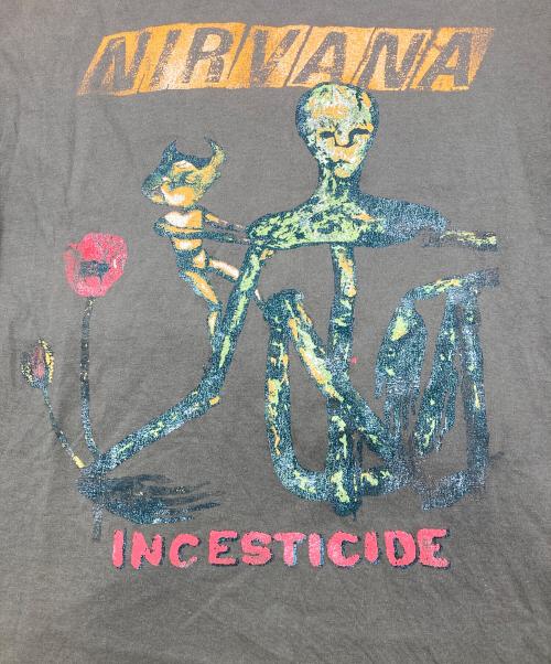 GILDAN（ギルダン）GILDAN (ギルダン) NIRVANA (ニルヴァーナ) ”NIRVANA” GILDAN バンドTシャツ グリーン サイズ:Lの古着・服飾アイテム