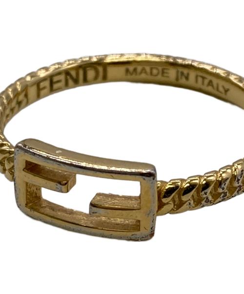 FENDI（フェンディ）FENDI (フェンディ) リンクチェーンロゴ リング サイズ:13号の古着・服飾アイテム