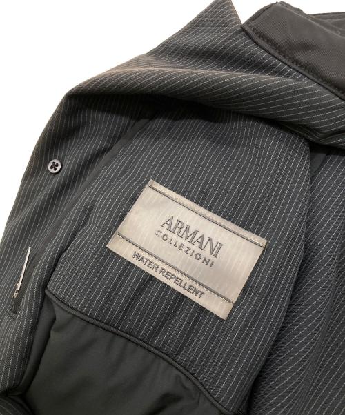ARMANI COLLEZIONI（アルマーニ コレツィオーニ）ARMANI COLLEZIONI (アルマーニ コレツィオーニ) ステンカラーコート ブラック サイズ:Sの古着・服飾アイテム