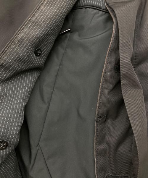 ARMANI COLLEZIONI（アルマーニ コレツィオーニ）ARMANI COLLEZIONI (アルマーニ コレツィオーニ) ステンカラーコート ブラック サイズ:Sの古着・服飾アイテム