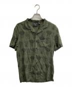 HARLEY-DAVIDSONハーレーダビッドソン）の古着「オープンカラーシャツ」｜グリーン