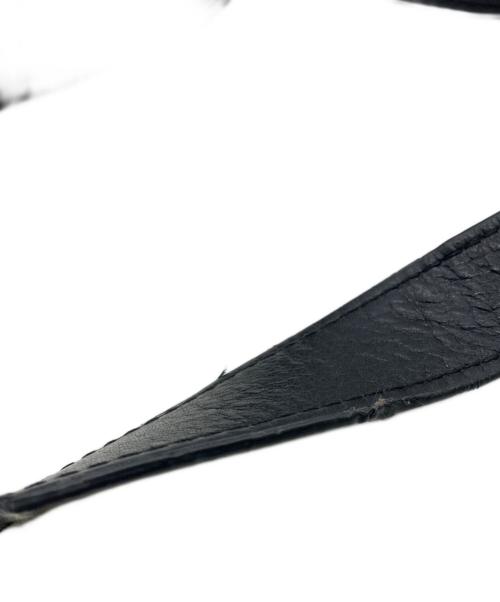 A.P.C.（アーペーセー）A.P.C. (アーペーセー) レザーショルダーバッグ ブラックの古着・服飾アイテム