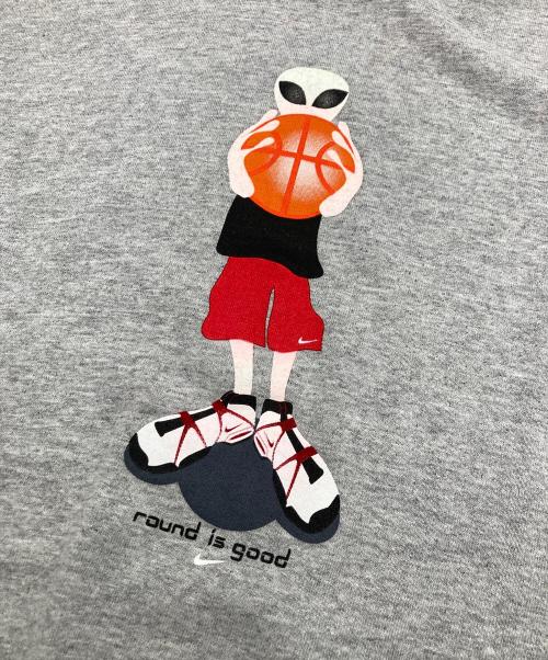 NIKE（ナイキ）NIKE (ナイキ) 00s プリントTシャツ グレー サイズ:Lの古着・服飾アイテム